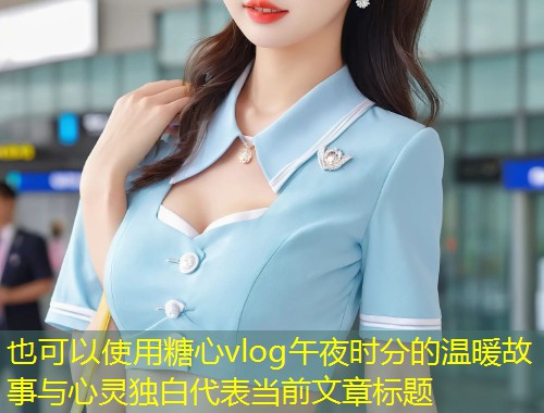 糖心vlog午夜时分的温暖故事与心灵独白  第1张